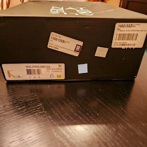 Naturalizer Vera Office Siren Sandals| Pastel Mint,|Sz 11M (New in Box) - Picture 10 of 11